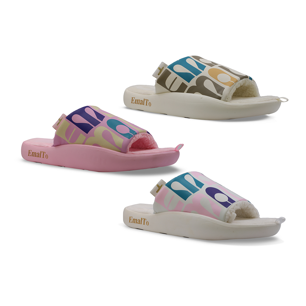 Тапочки женские домашние открытые, модель 902A-2, (37-42)