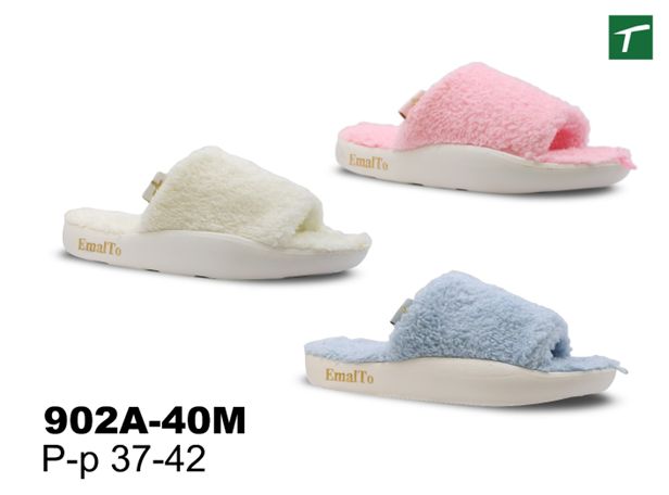 Тапочки домашние открытые женские, модель 902A-40M (37-42)