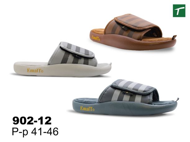 Тапочки домашние открытые мужские, модель 902-12, (41-46)