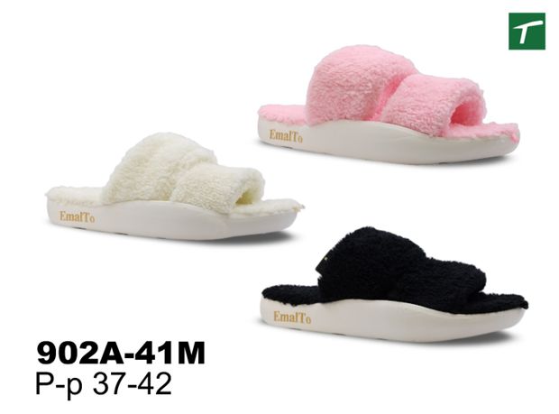 Тапочки домашние открытые женские, модель 902A-41M (37-42)