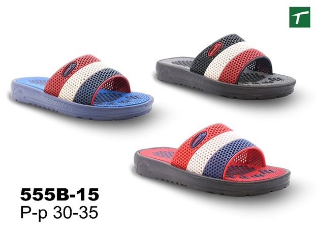 Шлепанцы детские из ЭВА, модель 555B-15, раз. ряд 30-35, ТМ Эмальто