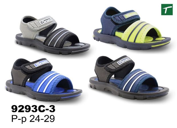Сандалии детские из ЭВА, модель 9293C-3, раз. ряд 24-29, ТМ Эмальто