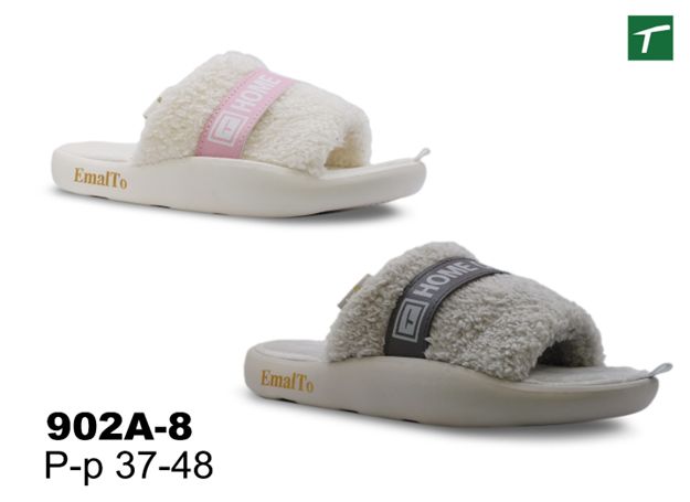 Тапочки домашние открытые женские, модель 902A-8  (37-42)