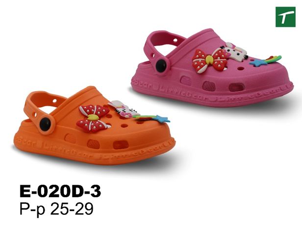 Сабо детские из ЭВА, модель E-020D-3, раз. ряд 25-29, ТМ Step Forward