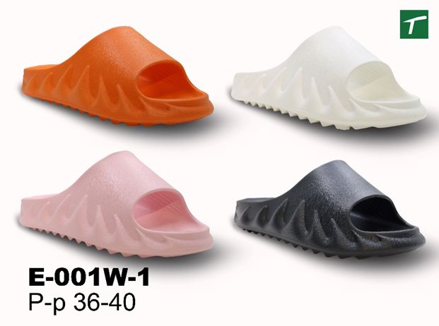 Шлепанцы женские из ЭВА, модель E-001W-1, раз. ряд 36-40,ТМ Step Forward